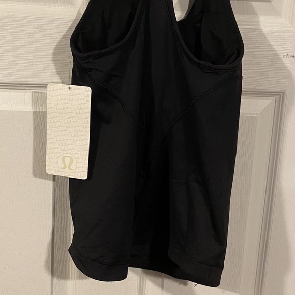 lululemon athletic Women's Black Cardio Kick Tank Top Size 6 W1B95S - Picture 4 of 4